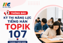 CHÍNH THỨC: LỊCH ĐĂNG KÝ THI TOPIK 107 (tháng 7/2026)